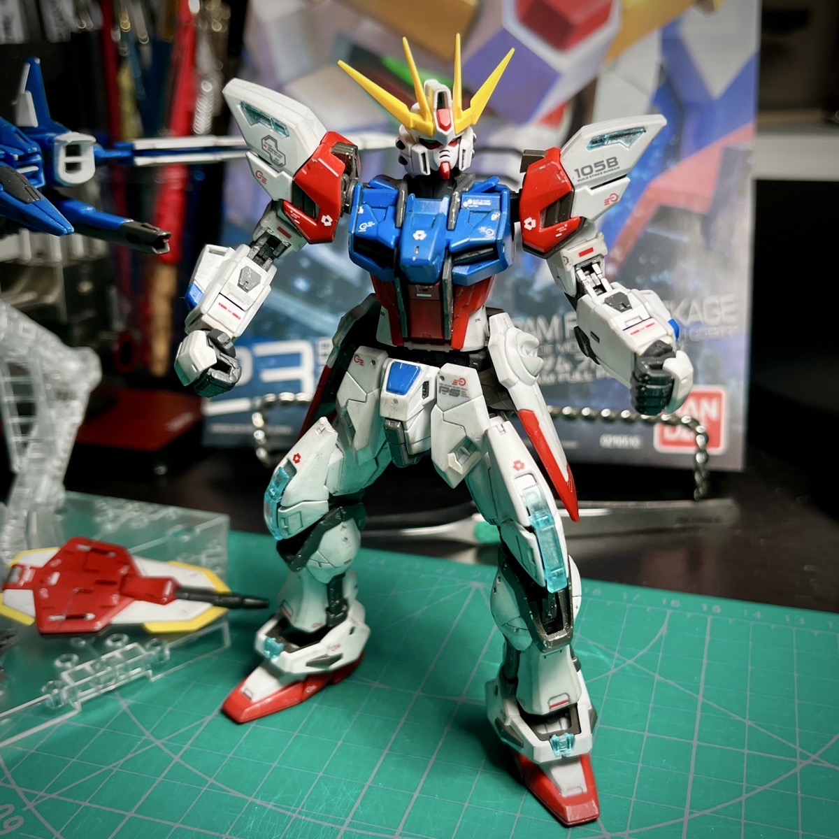 RG/BF GAT-X105B/FP Build Strike Gundam Full Package