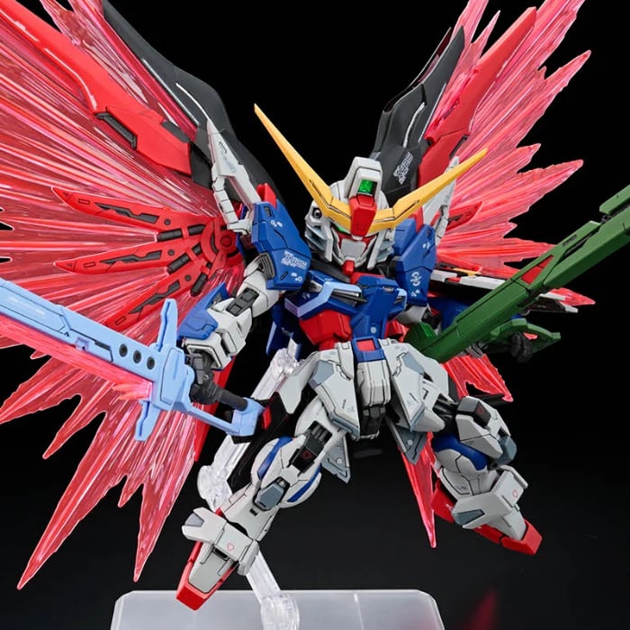 MGSD/CE ZGMF-X42S Destiny Gundam in action pose