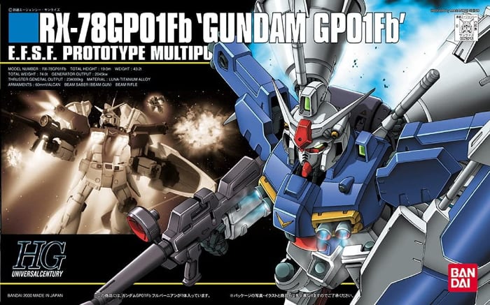 HG/UC  RX-78GP01-Fb Gundam Zephyranthes Full Burnern