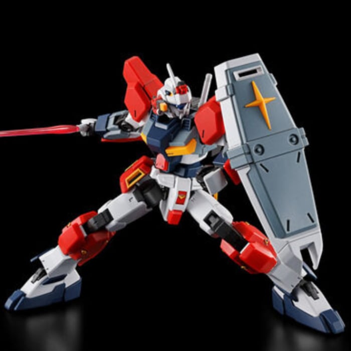 HGUC RX-81LA G-Line Light Armor in action pose