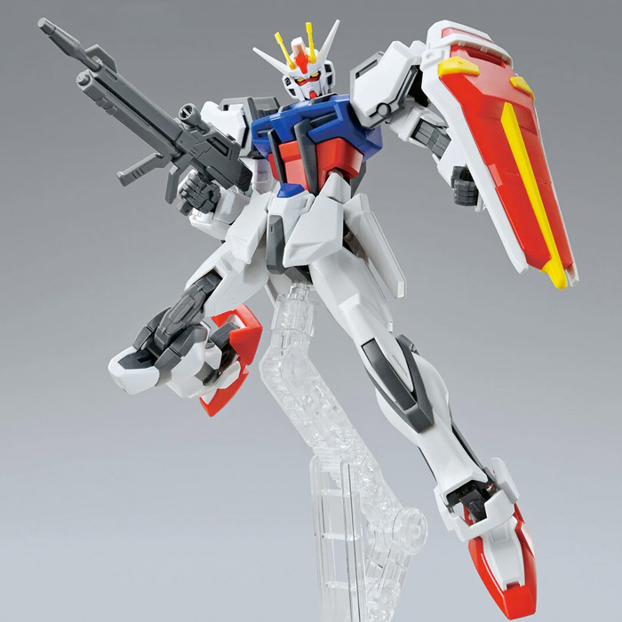 EGCE GAT-X105 Strike Gundam in action pose